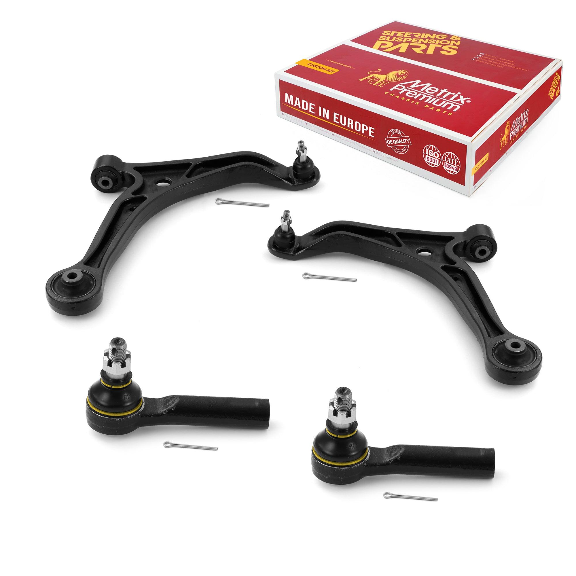 Metrix Premium 4 PC Control Arm and Outer Tie Rod End Kit 97130MT