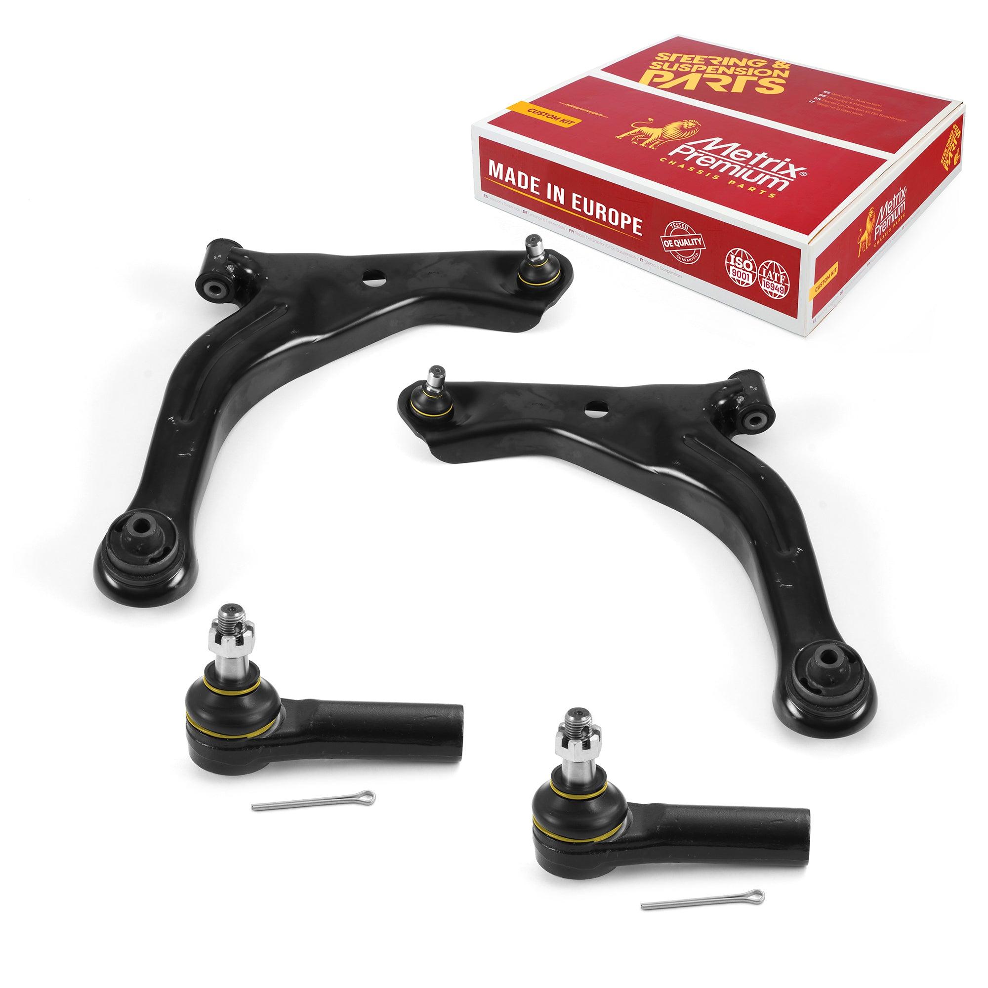 Metrix Premium 4 PC Control Arm and Outer Tie Rod End Kit 97142MT