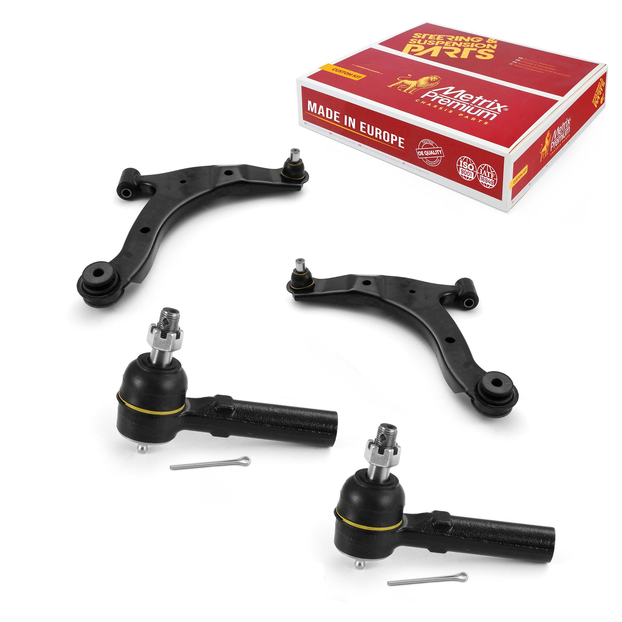 Metrix Premium 4 PC Control Arm and Outer Tie Rod End Kit 97153MT