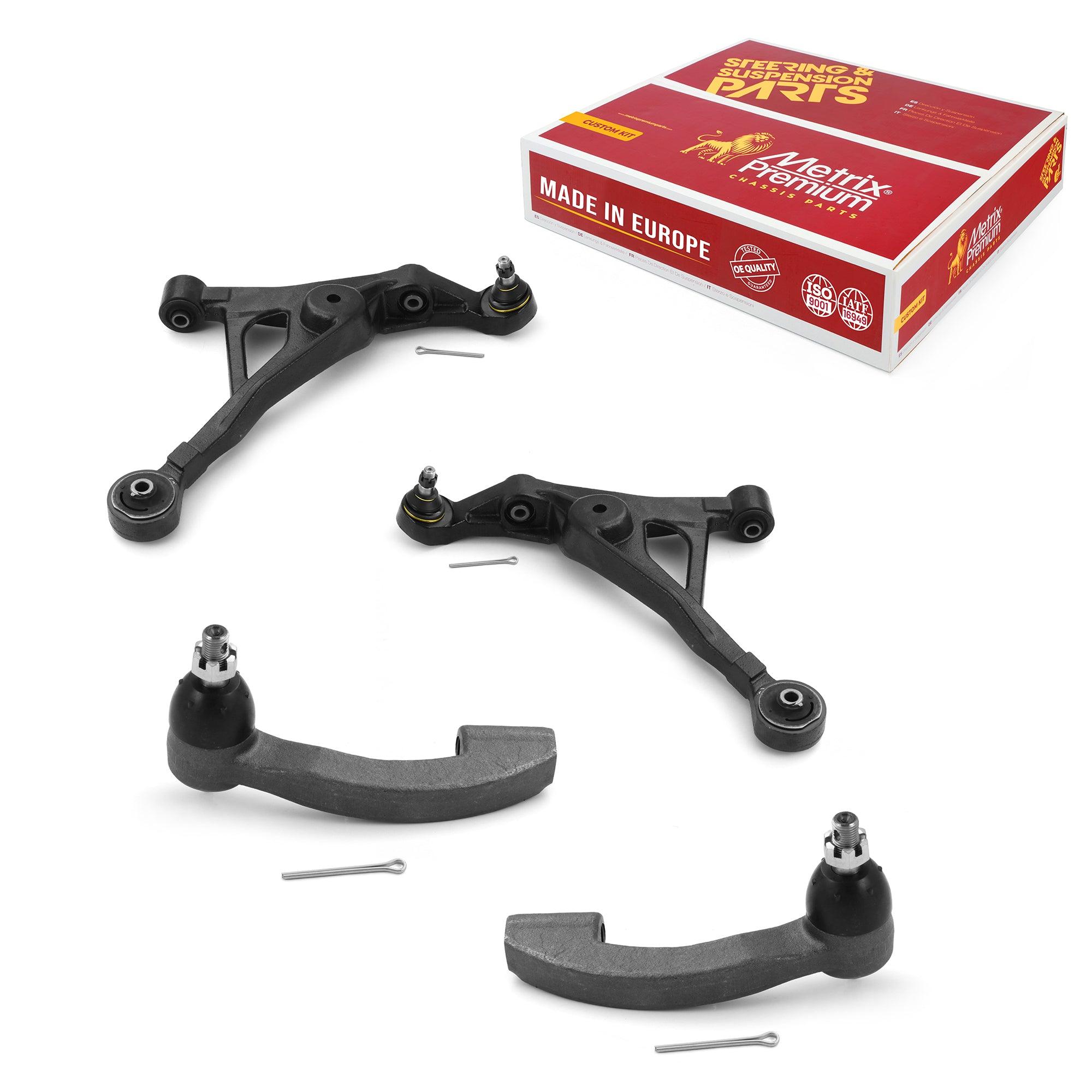 Metrix Premium 4 PC Control Arm and Outer Tie Rod End Kit 97154MT