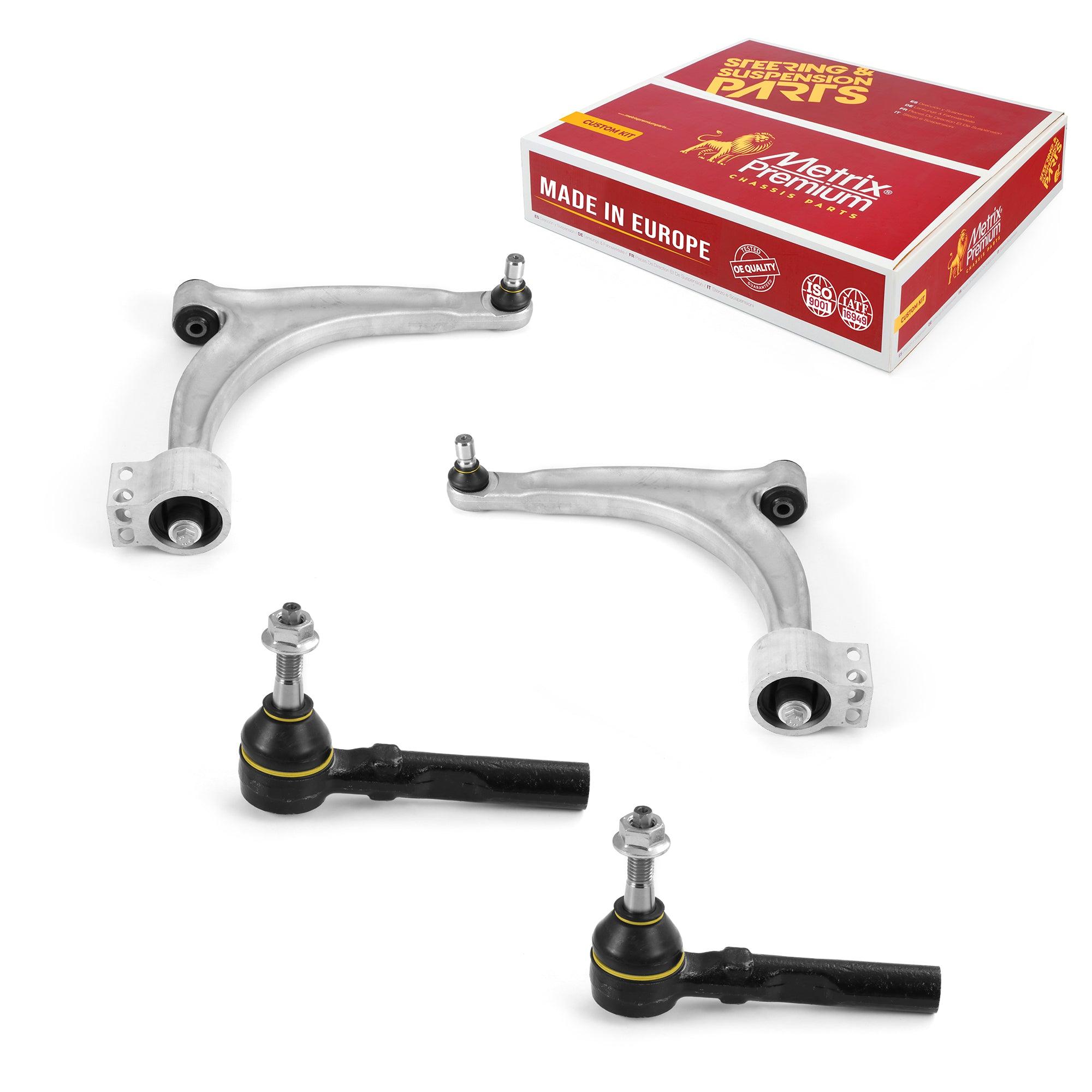 Metrix Premium 4 PC Control Arm and Outer Tie Rod End Kit 97160MT