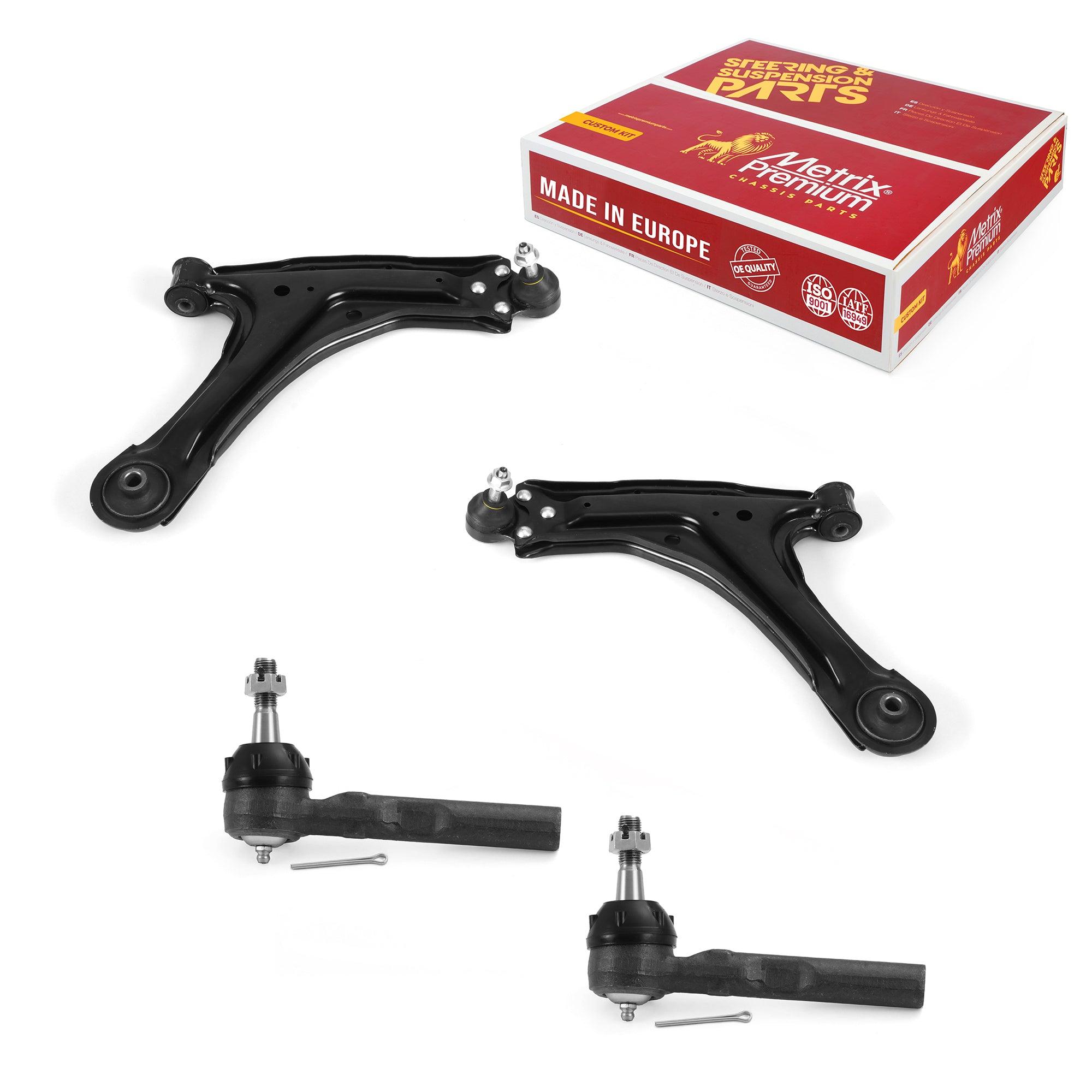 Metrix Premium 4 PC Control Arm and Outer Tie Rod End Kit 97164MT