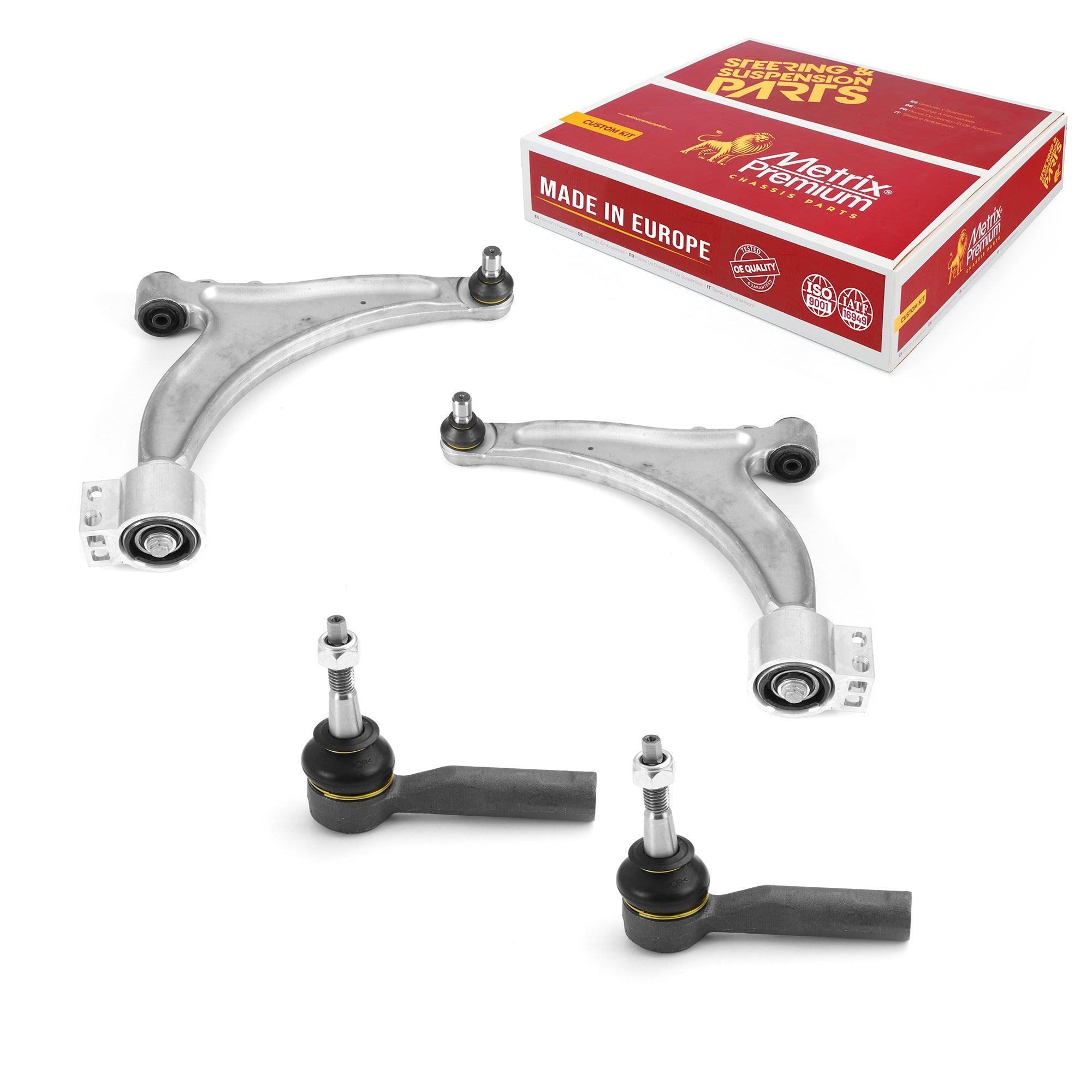 Metrix Premium 4 PC Control Arm and Outer Tie Rod End Kit 97174MT