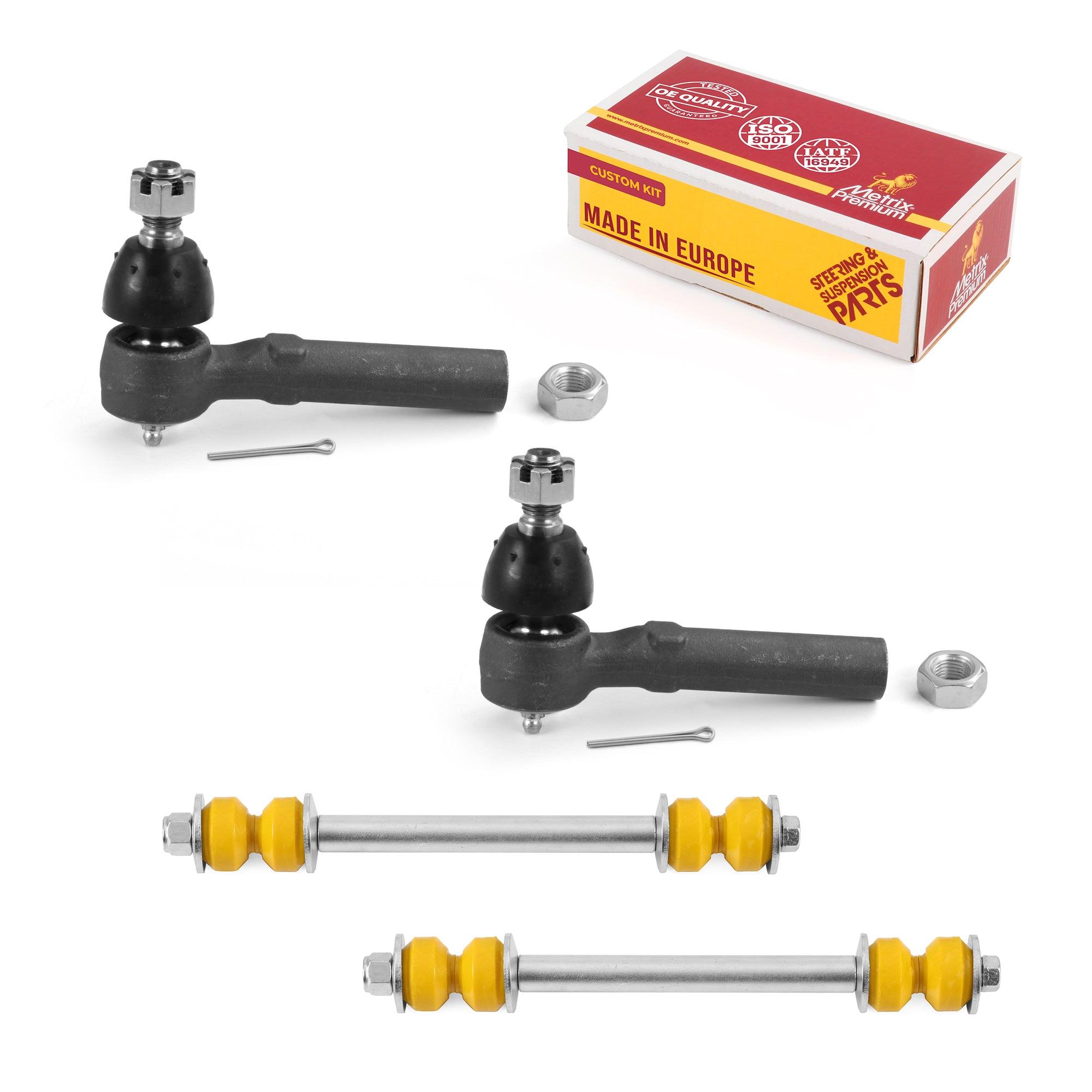 Metrix Premium 4 PC Stabilizer Bar Link and Outer Tie Rod End Kit 97189MT