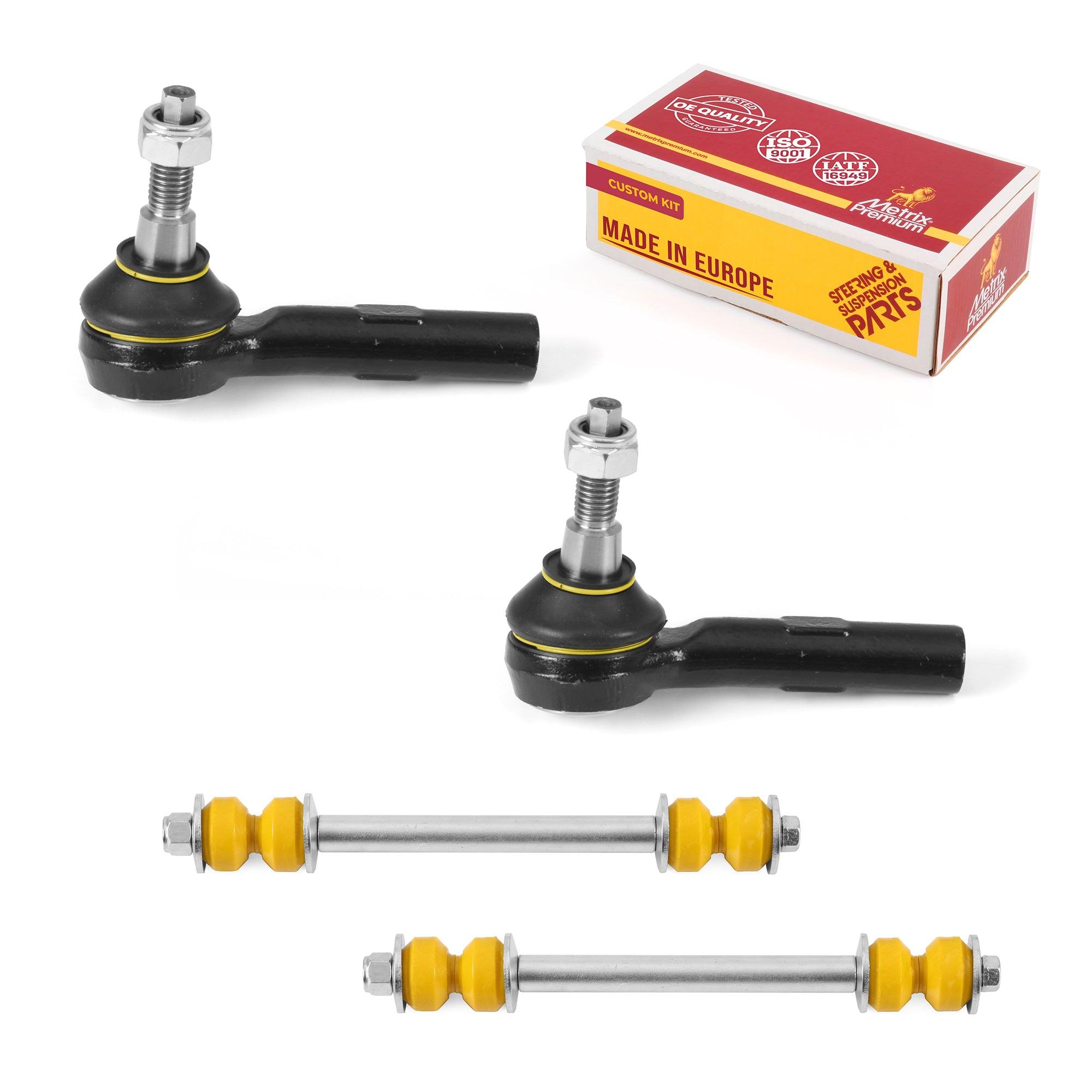 Metrix Premium 4 PC Stabilizer Bar Link and Outer Tie Rod End Kit 97193MT