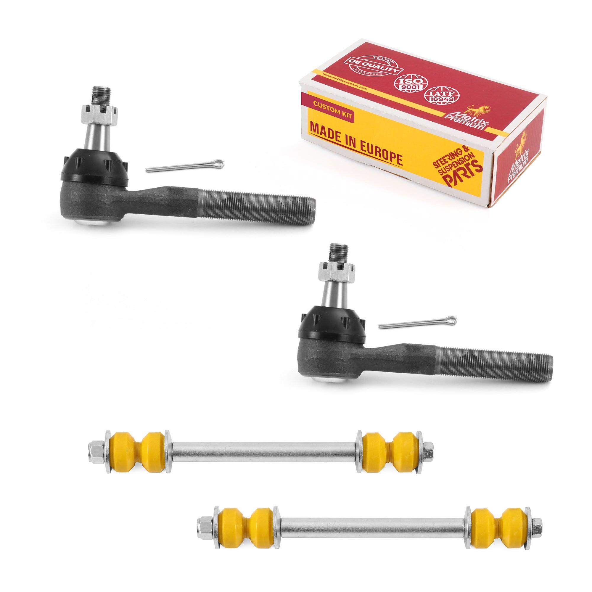 Metrix Premium 4 PC Stabilizer Bar Link and Outer Tie Rod End Kit 97196MT