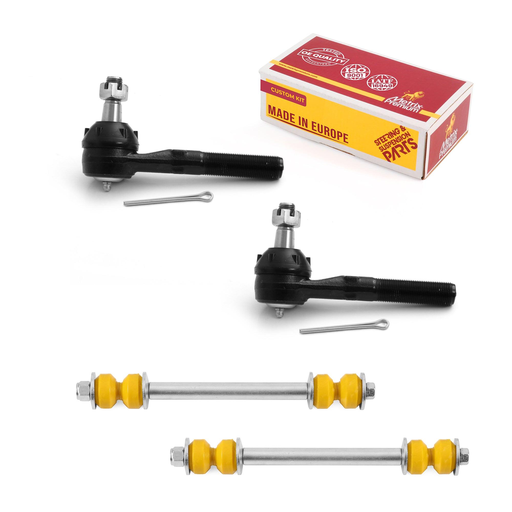 Metrix Premium 4 PC Stabilizer Bar Link and Outer Tie Rod End Kit 97197MT
