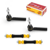 Metrix Premium 4 PC Stabilizer Bar Link and Outer Tie Rod End Kit 97204MT