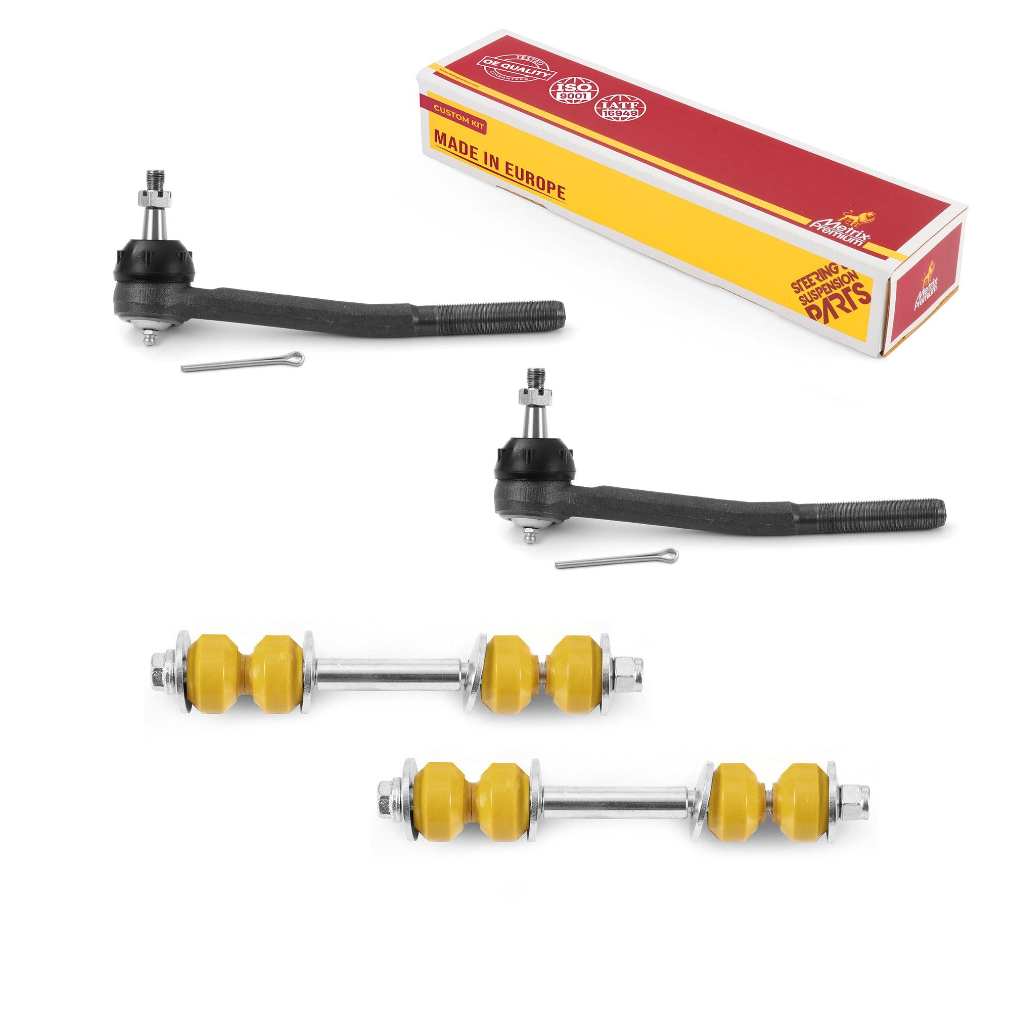 Metrix Premium 4 PC Stabilizer Bar Link and Outer Tie Rod End Kit 97208MT