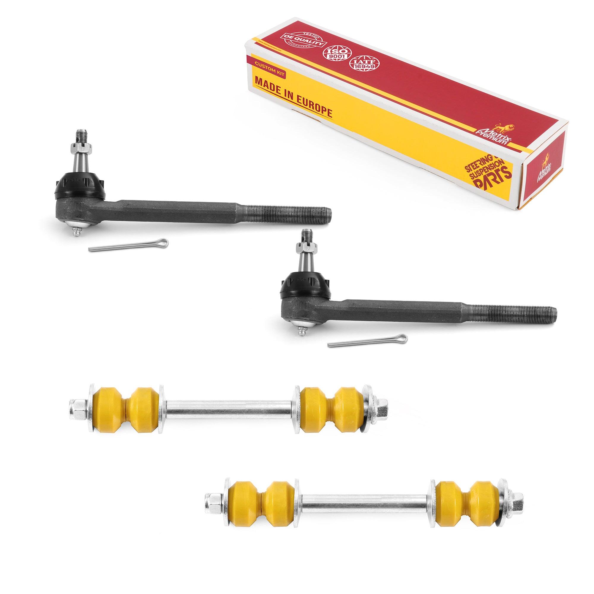Metrix Premium 4 PC Stabilizer Bar Link and Outer Tie Rod End Kit 97209MT