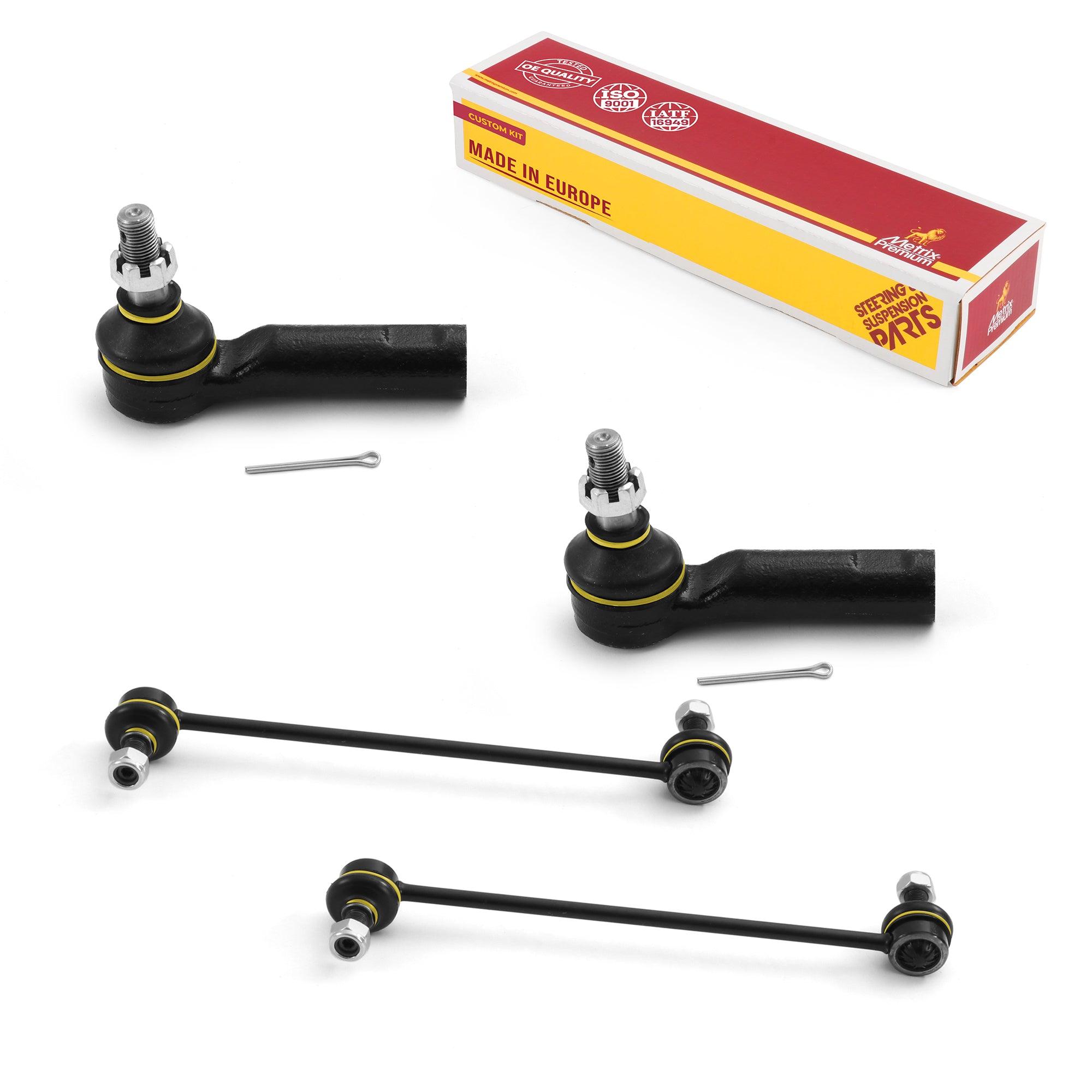 Metrix Premium 4 PC Stabilizer Bar Link and Outer Tie Rod End Kit 97215MT