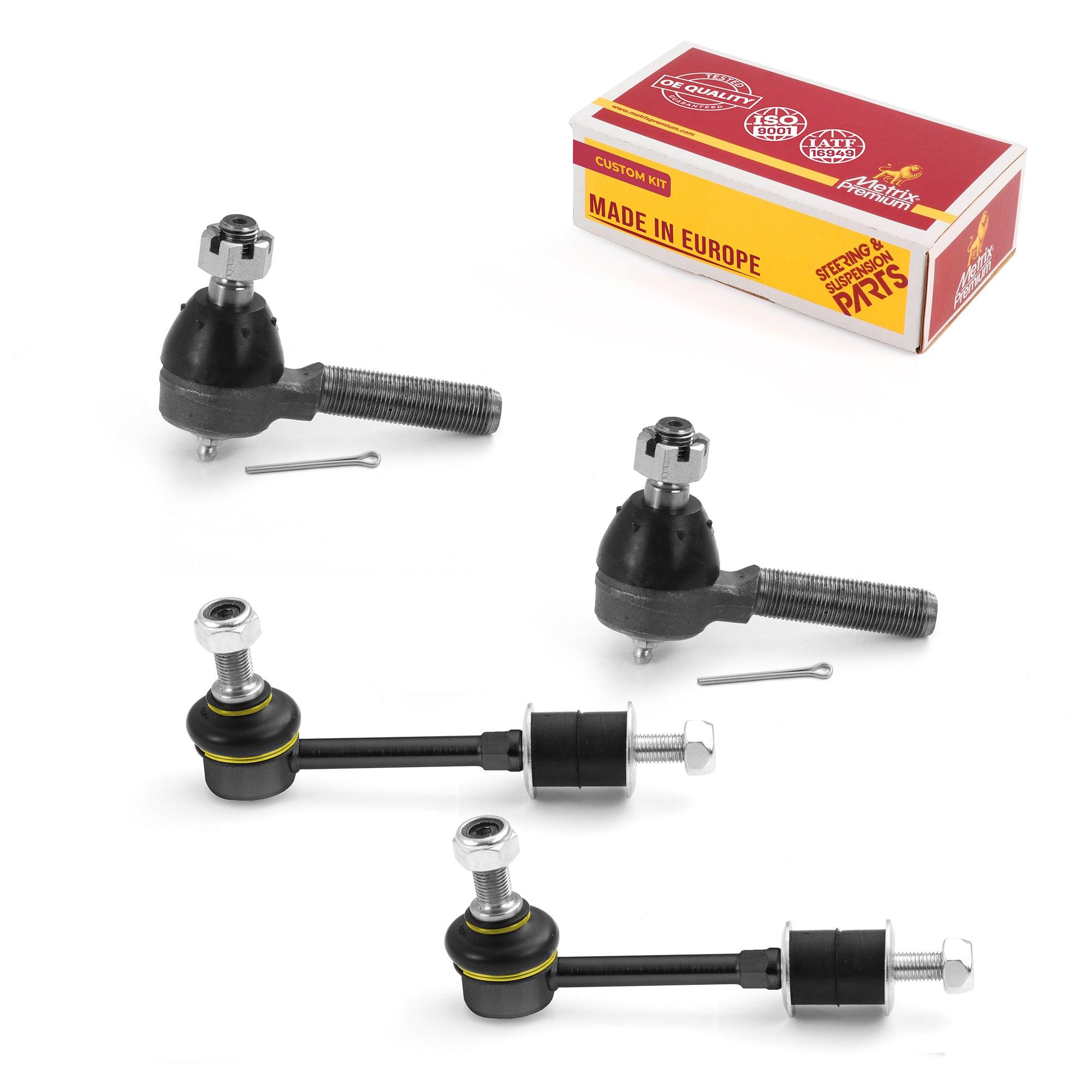 Metrix Premium 4 PC Stabilizer Bar Link and Outer Tie Rod End Kit 97216MT