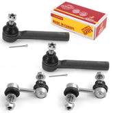 Metrix Premium 4 PC Stabilizer Bar Link and Outer Tie Rod End Kit 97218MT spare parts