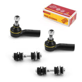 Metrix Premium 4 PC Stabilizer Bar Link and Outer Tie Rod End Kit 97221MT
