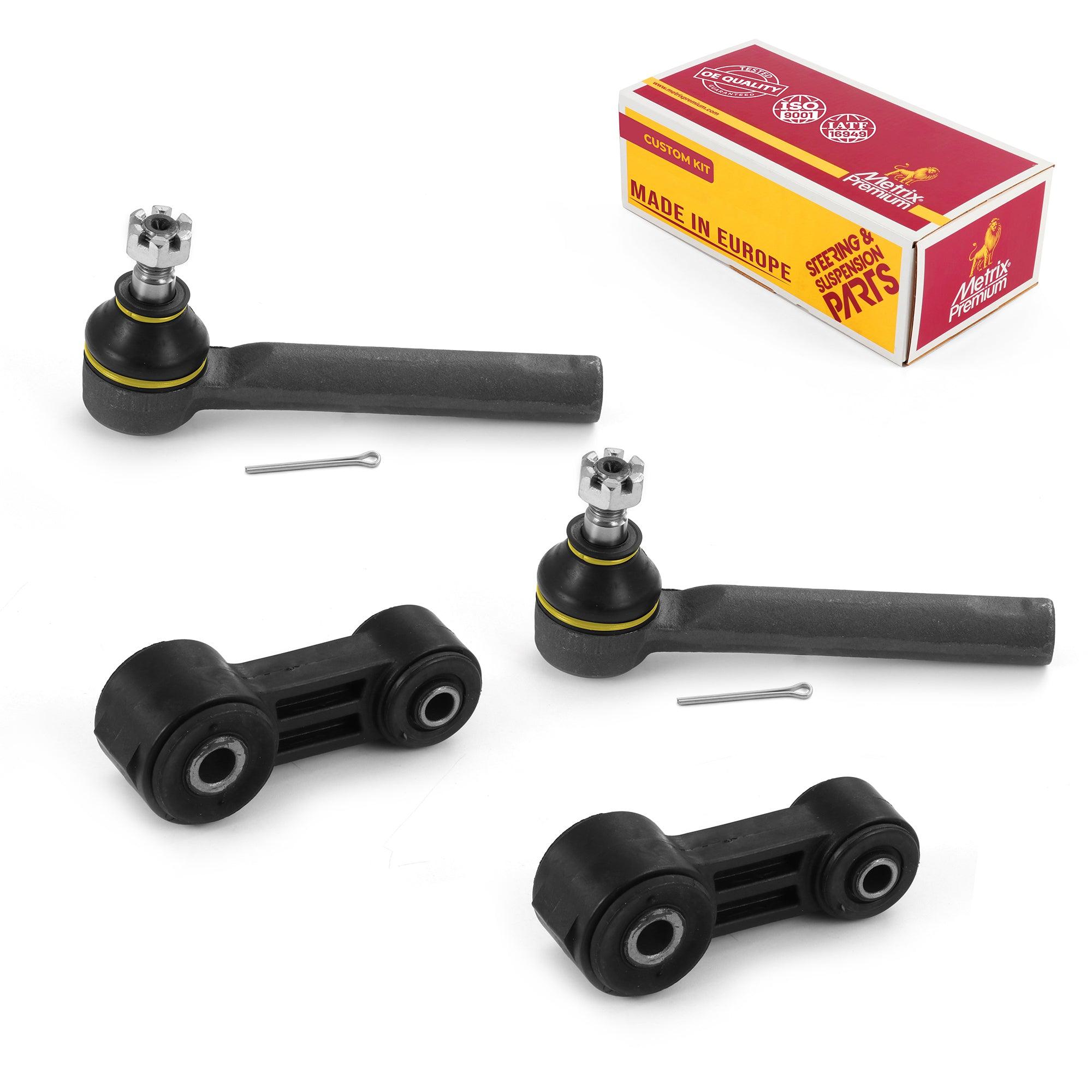 Metrix Premium 4 PC Stabilizer Bar Link and Outer Tie Rod End Kit 97224MT