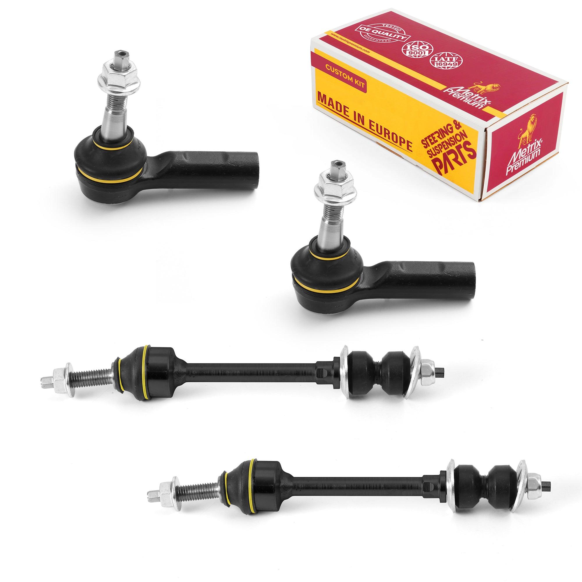 Metrix Premium 4 PC Stabilizer Bar Link and Outer Tie Rod End Kit 97226MT