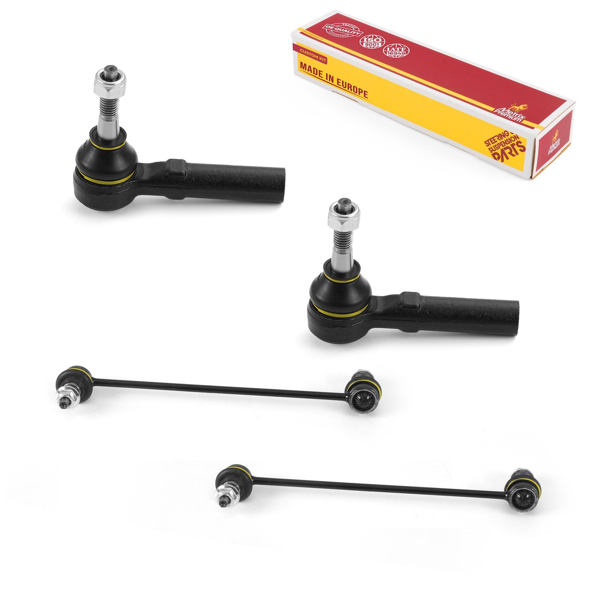 Metrix Premium 4 PC Stabilizer Bar Link and Outer Tie Rod End Kit 97227MT