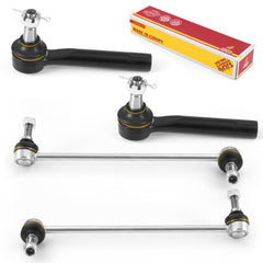 Metrix Premium 4 PC Stabilizer Bar Link and Outer Tie Rod End Kit 97231MT spare parts