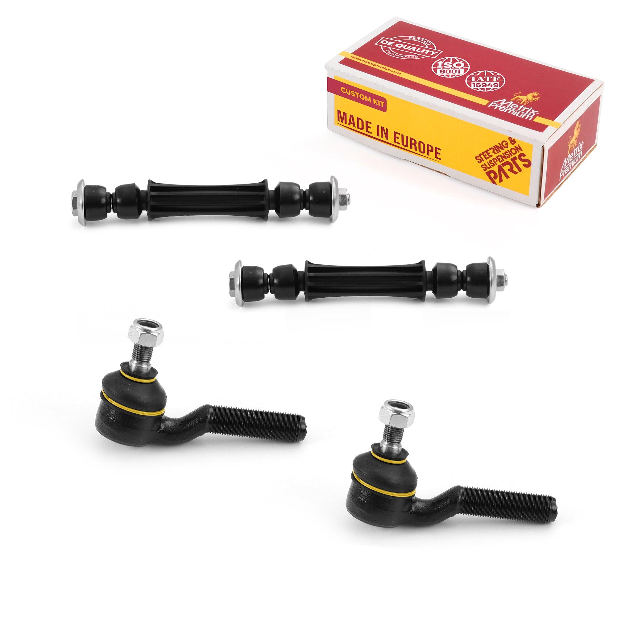 Metrix Premium 4 PC Stabilizer Bar Link and Outer Tie Rod End Kit 97235MT