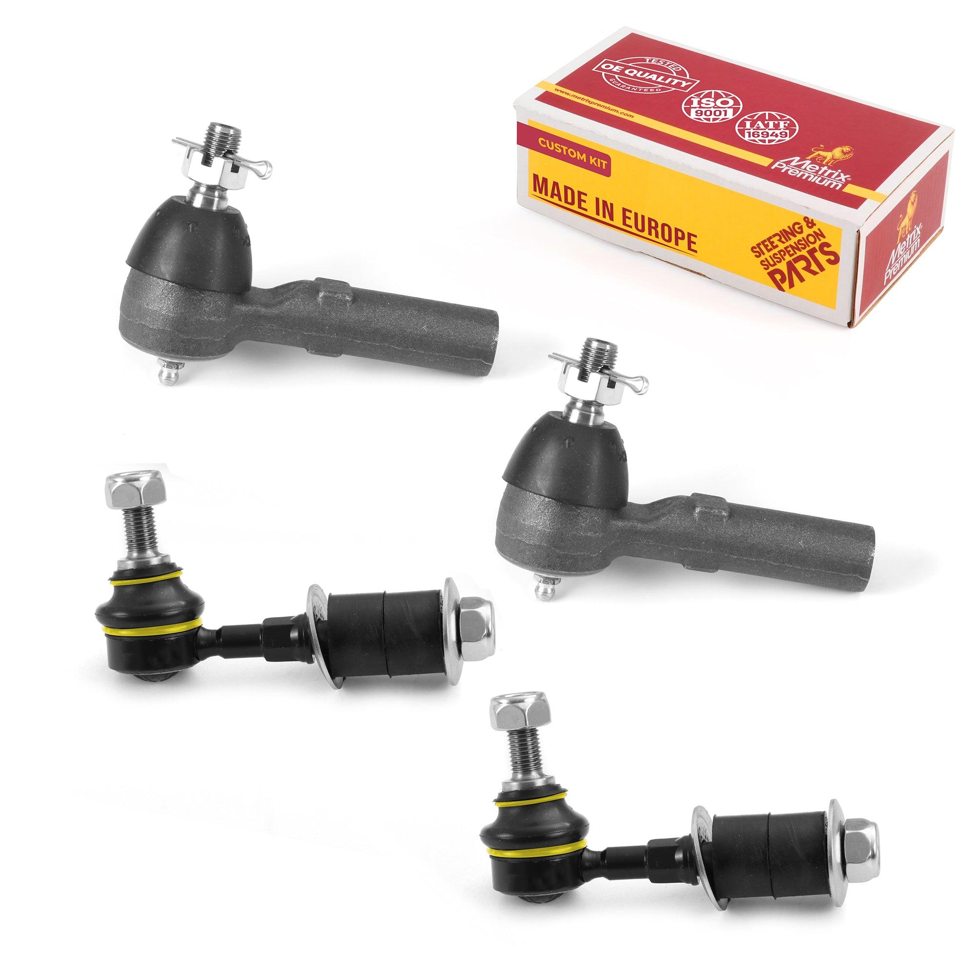 Metrix Premium 4 PC Stabilizer Bar Link and Outer Tie Rod End Kit 97236MT