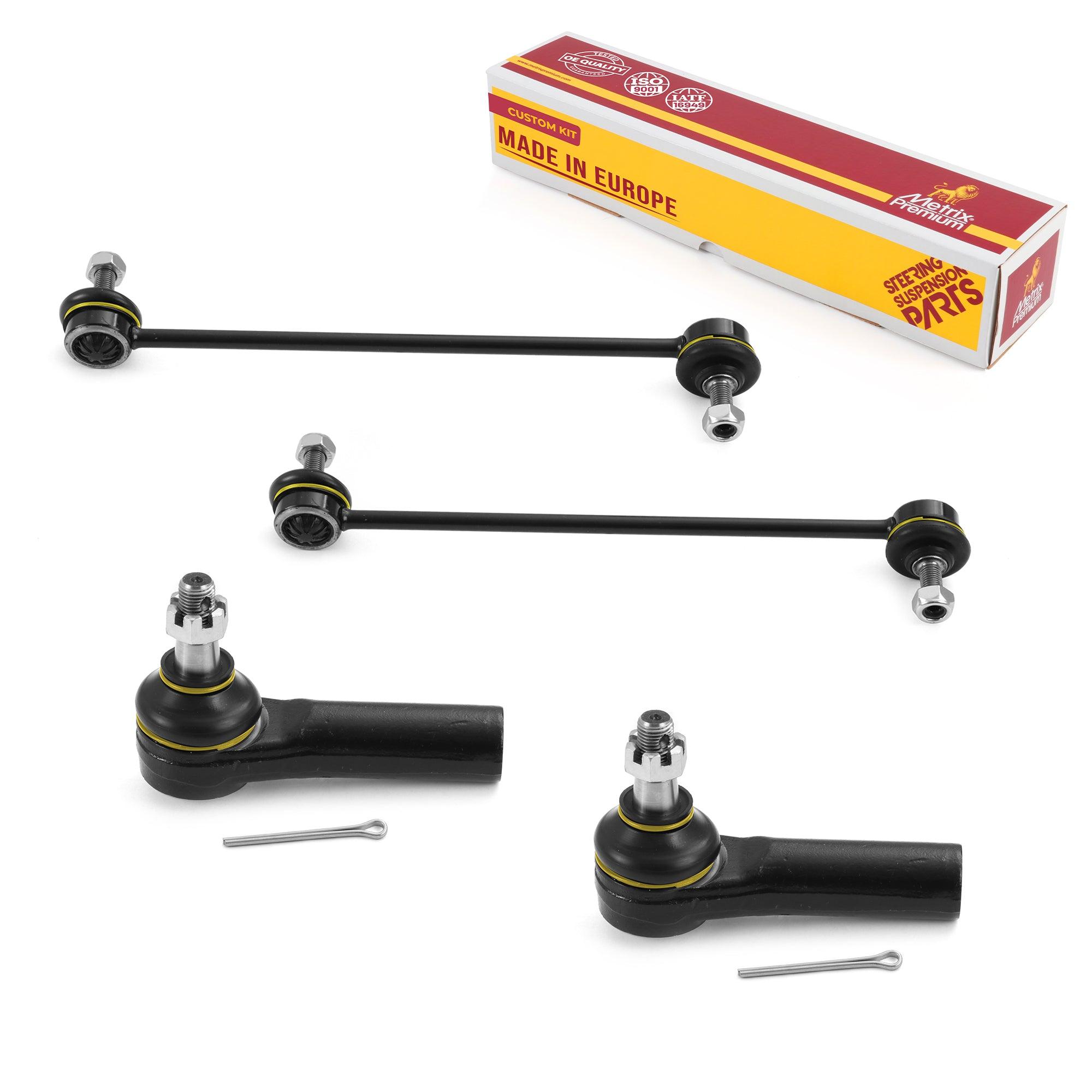 Metrix Premium 4 PC Stabilizer Bar Link and Outer Tie Rod End Kit 97244MT