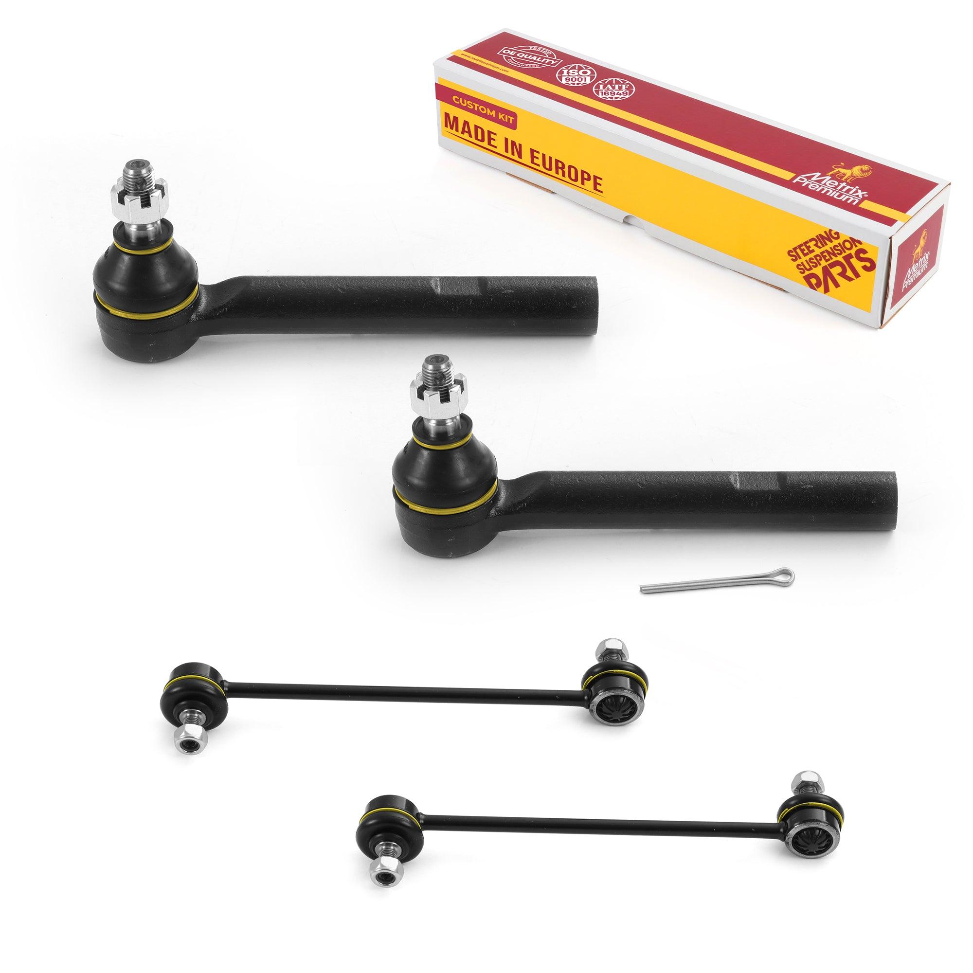Metrix Premium 4 PC Stabilizer Bar Link and Outer Tie Rod End Kit 97249MT