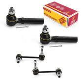 Metrix Premium 4 PC Stabilizer Bar Link and Outer Tie Rod End Kit 97250MT