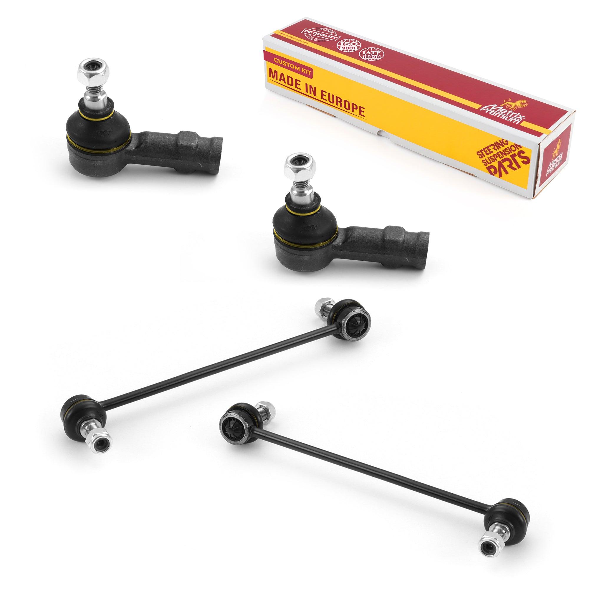 Metrix Premium 4 PC Stabilizer Bar Link and Outer Tie Rod End Kit 97258MT