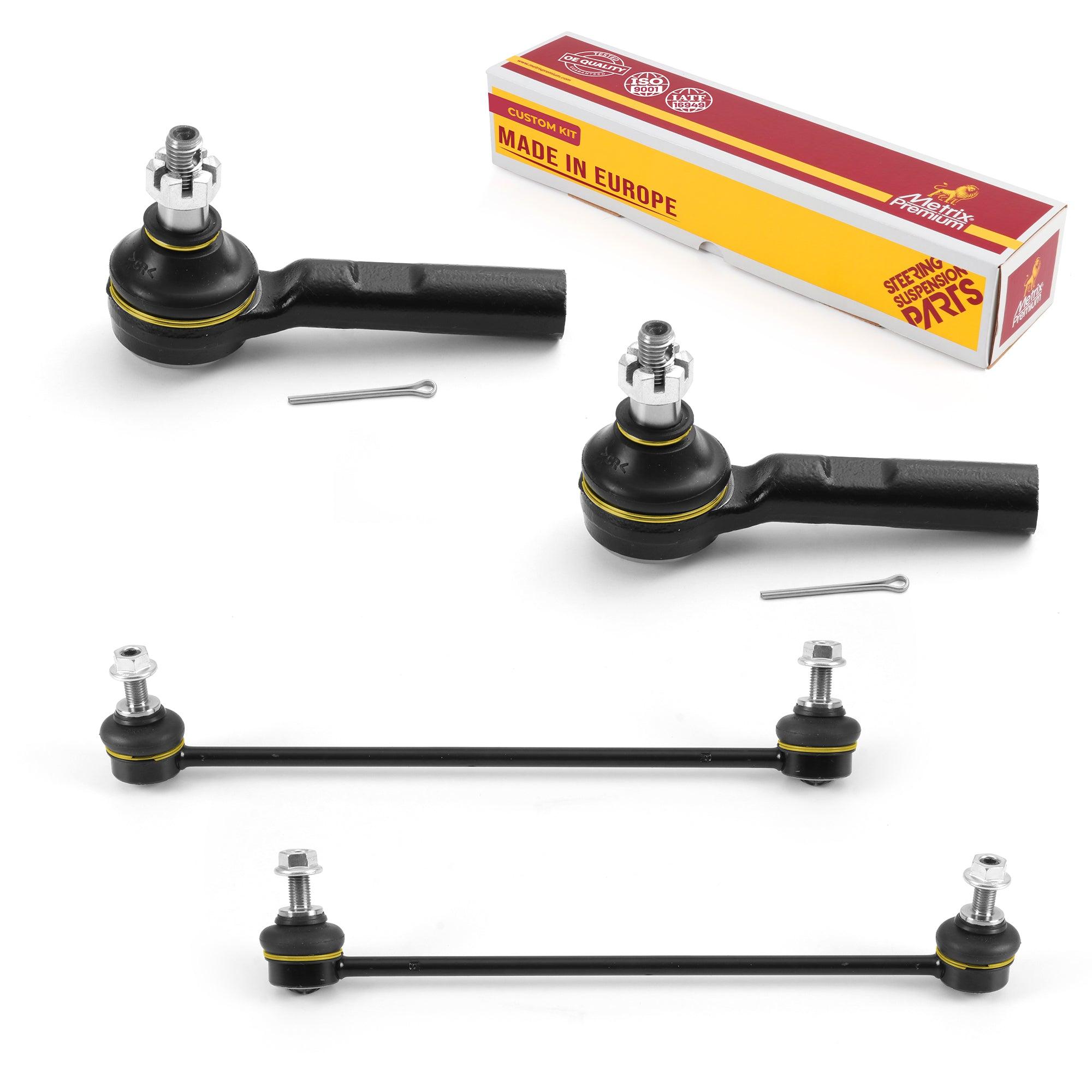 Metrix Premium 4 PC Stabilizer Bar Link and Outer Tie Rod End Kit 97261MT