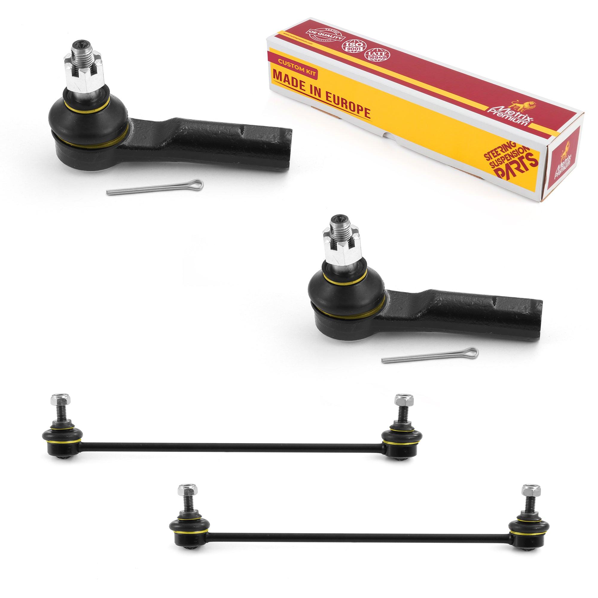 Metrix Premium 4 PC Stabilizer Bar Link and Outer Tie Rod End Kit 97262MT