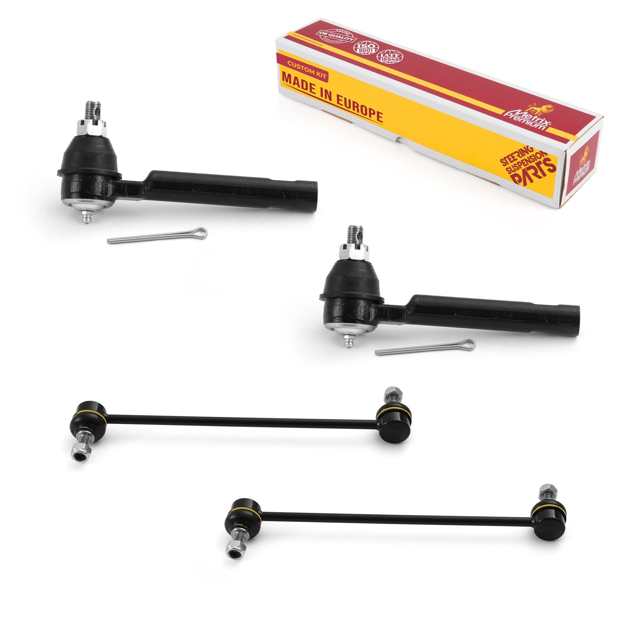 Metrix Premium 4 PC Stabilizer Bar Link and Outer Tie Rod End Kit 97263MT