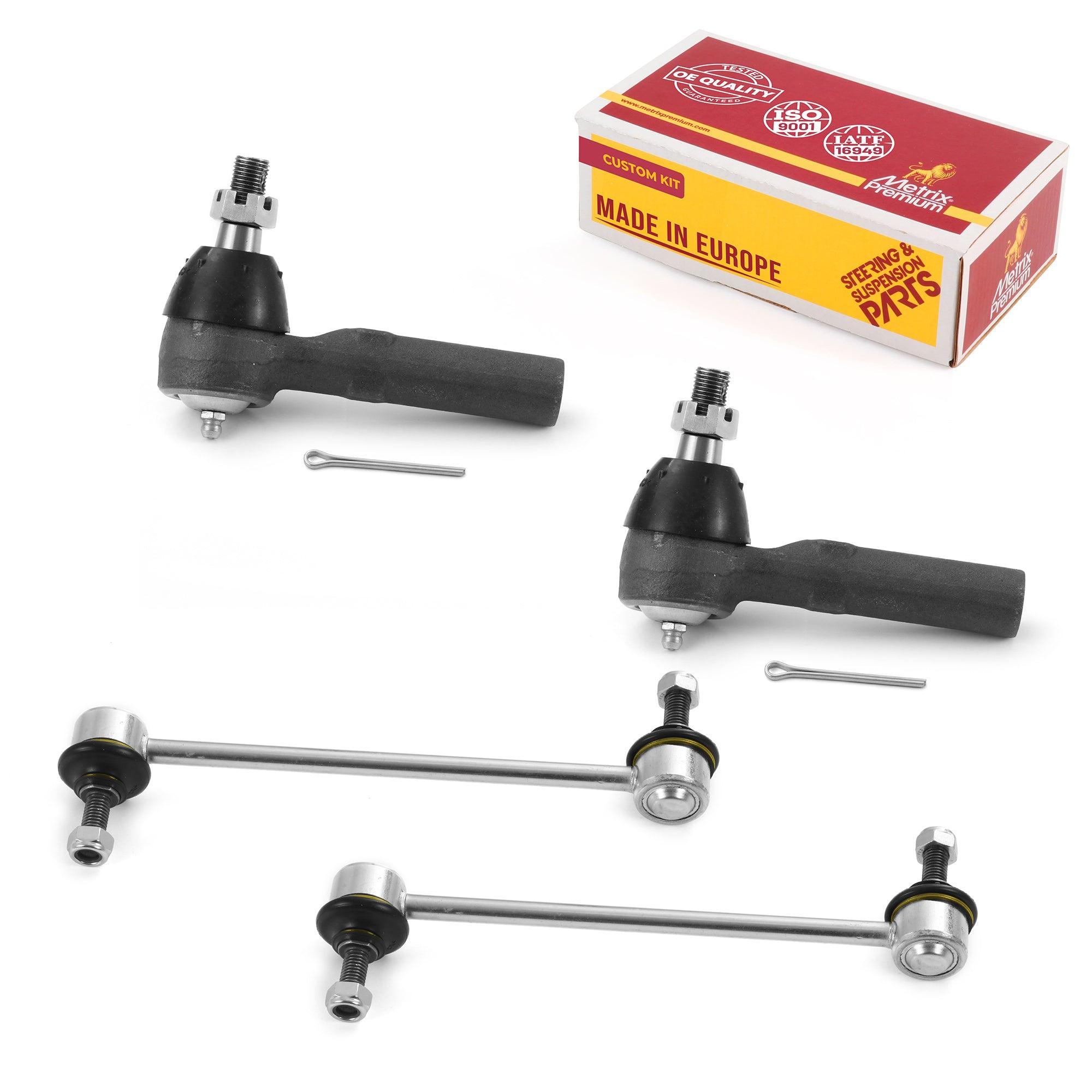 Metrix Premium 4 PC Stabilizer Bar Link and Outer Tie Rod End Kit 97265MT