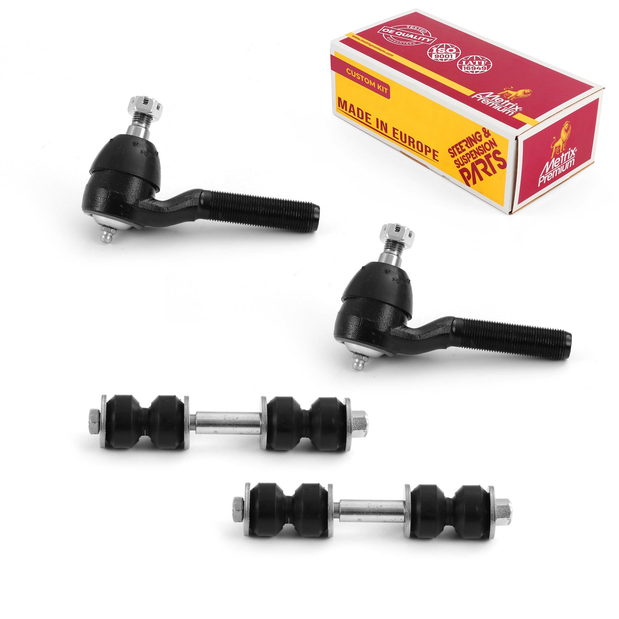 Metrix Premium 4 PC Stabilizer Bar Link and Outer Tie Rod End Kit 97272MT