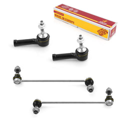 Metrix Premium 4 PC Stabilizer Bar Link and Outer Tie Rod End Kit 97277MT
