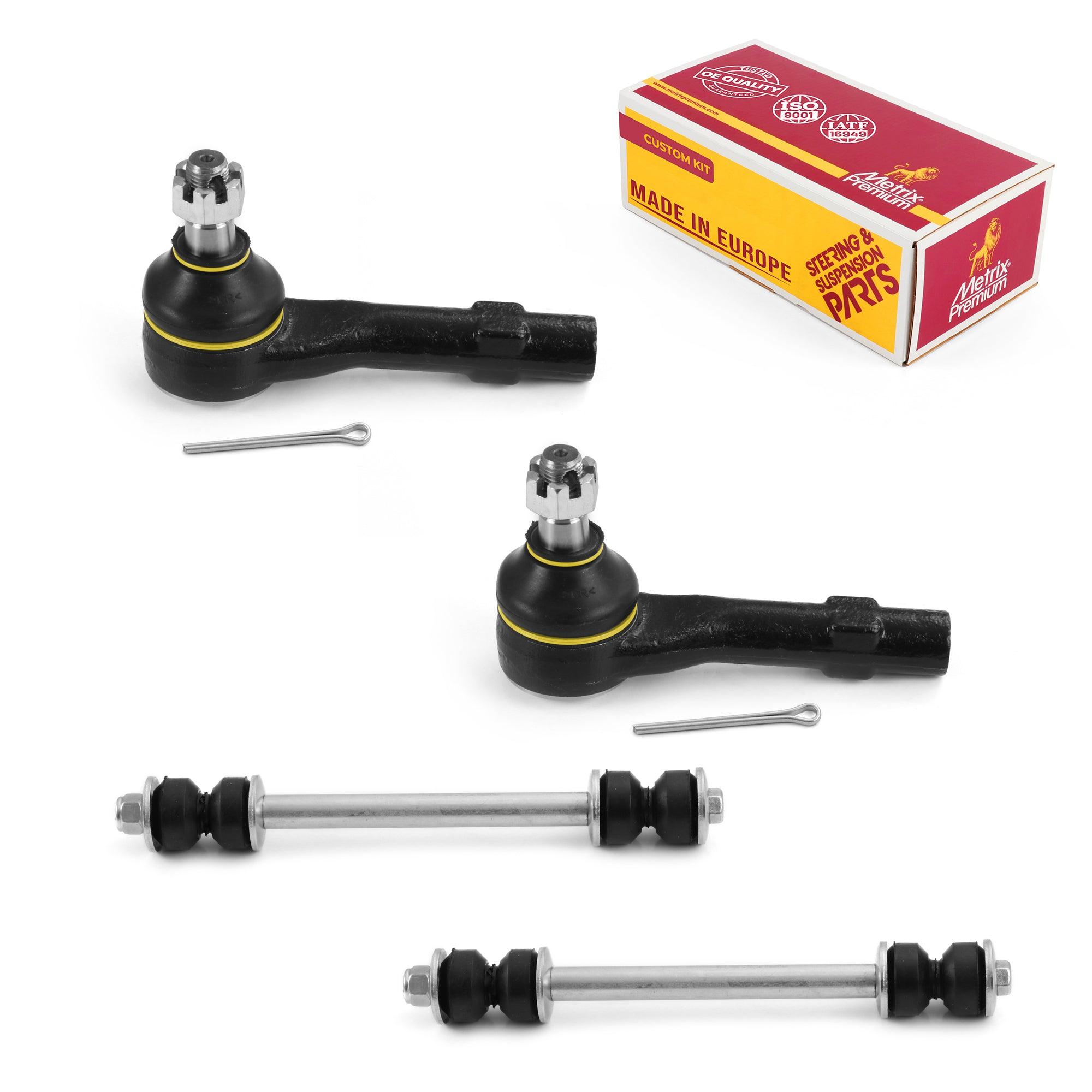 Metrix Premium 4 PC Stabilizer Bar Link and Outer Tie Rod End Kit 97282MT