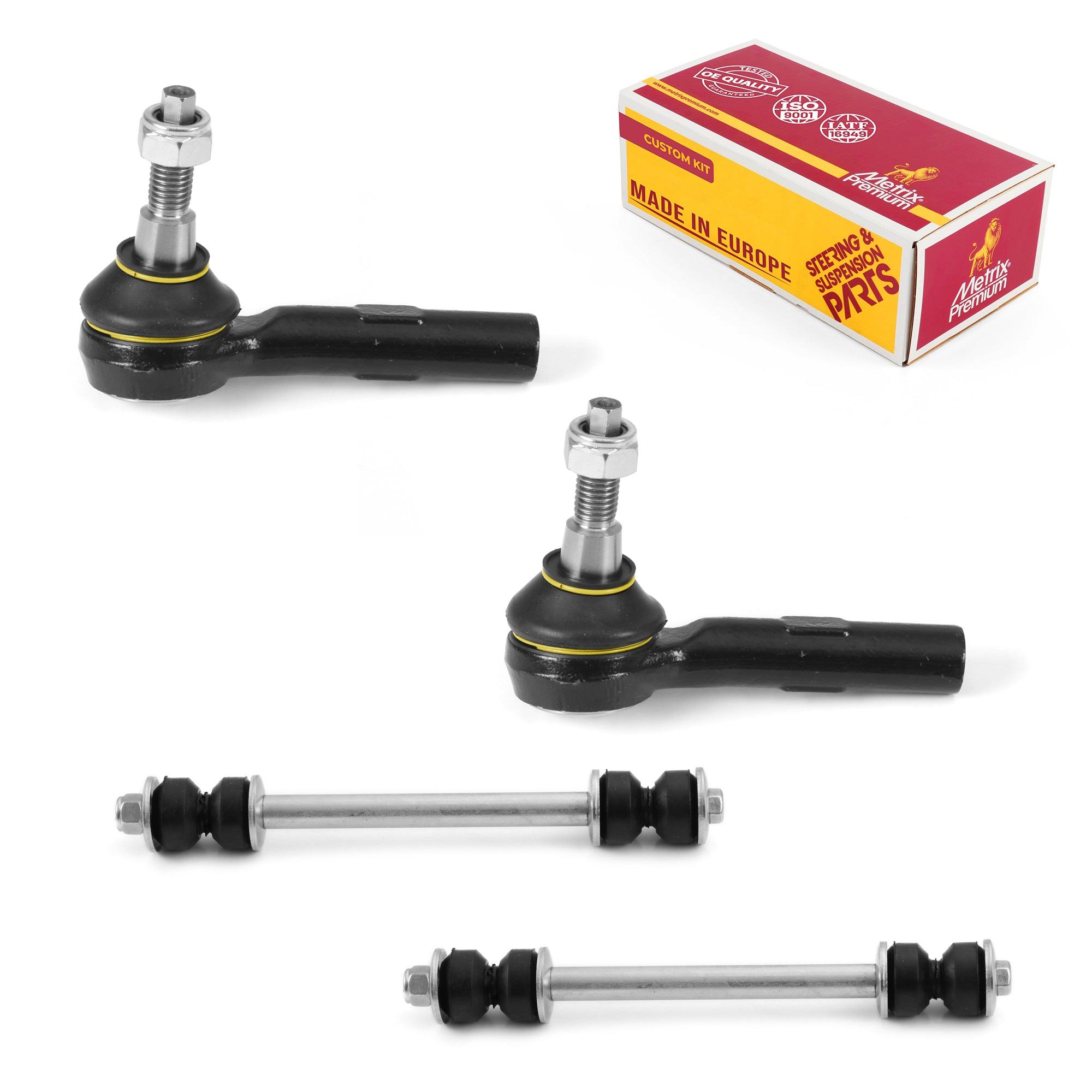 Metrix Premium 4 PC Stabilizer Bar Link and Outer Tie Rod End Kit 97284MT