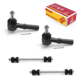 Metrix Premium 4 PC Stabilizer Bar Link and Outer Tie Rod End Kit 97285MT