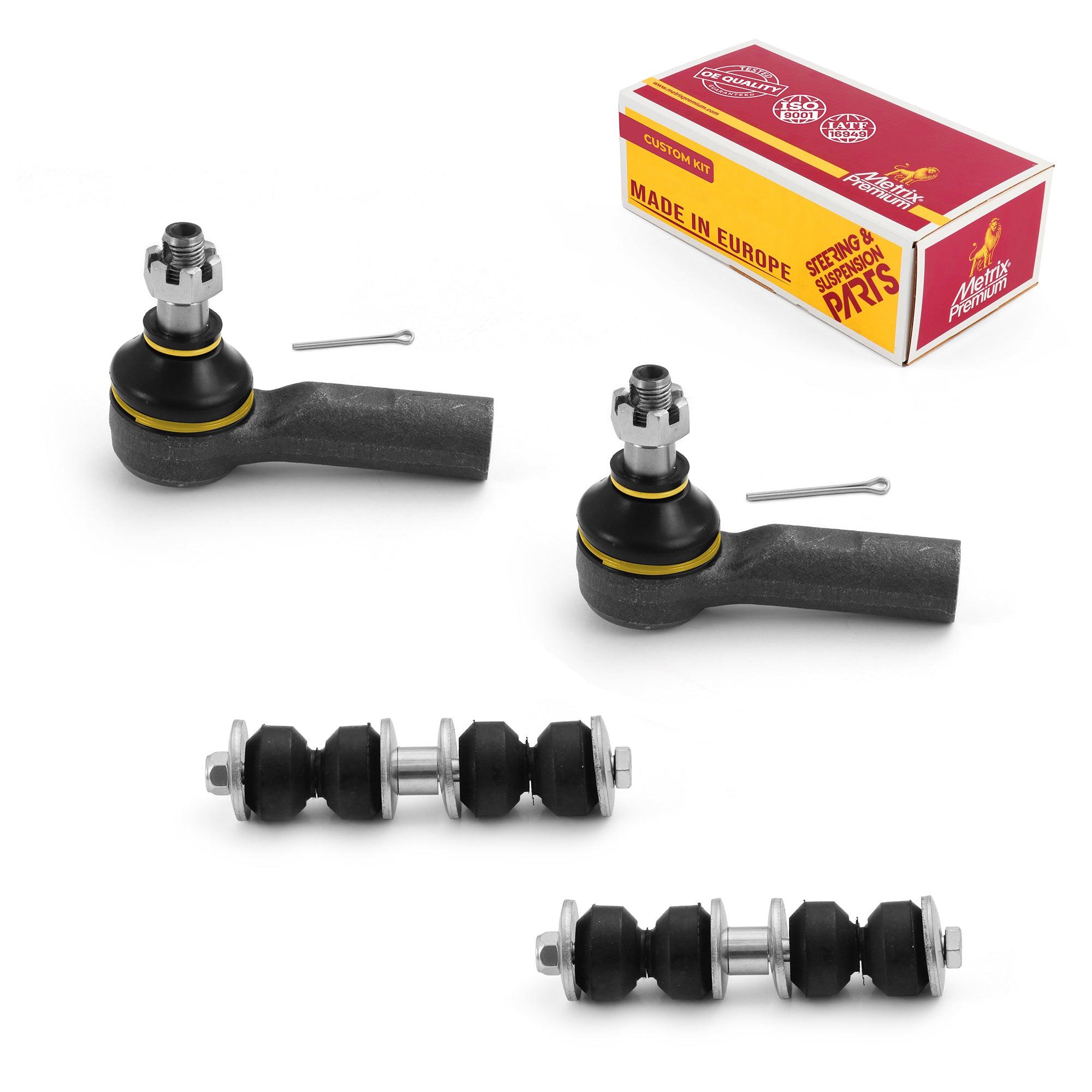 Metrix Premium 4 PC Stabilizer Bar Link and Outer Tie Rod End Kit 97287MT