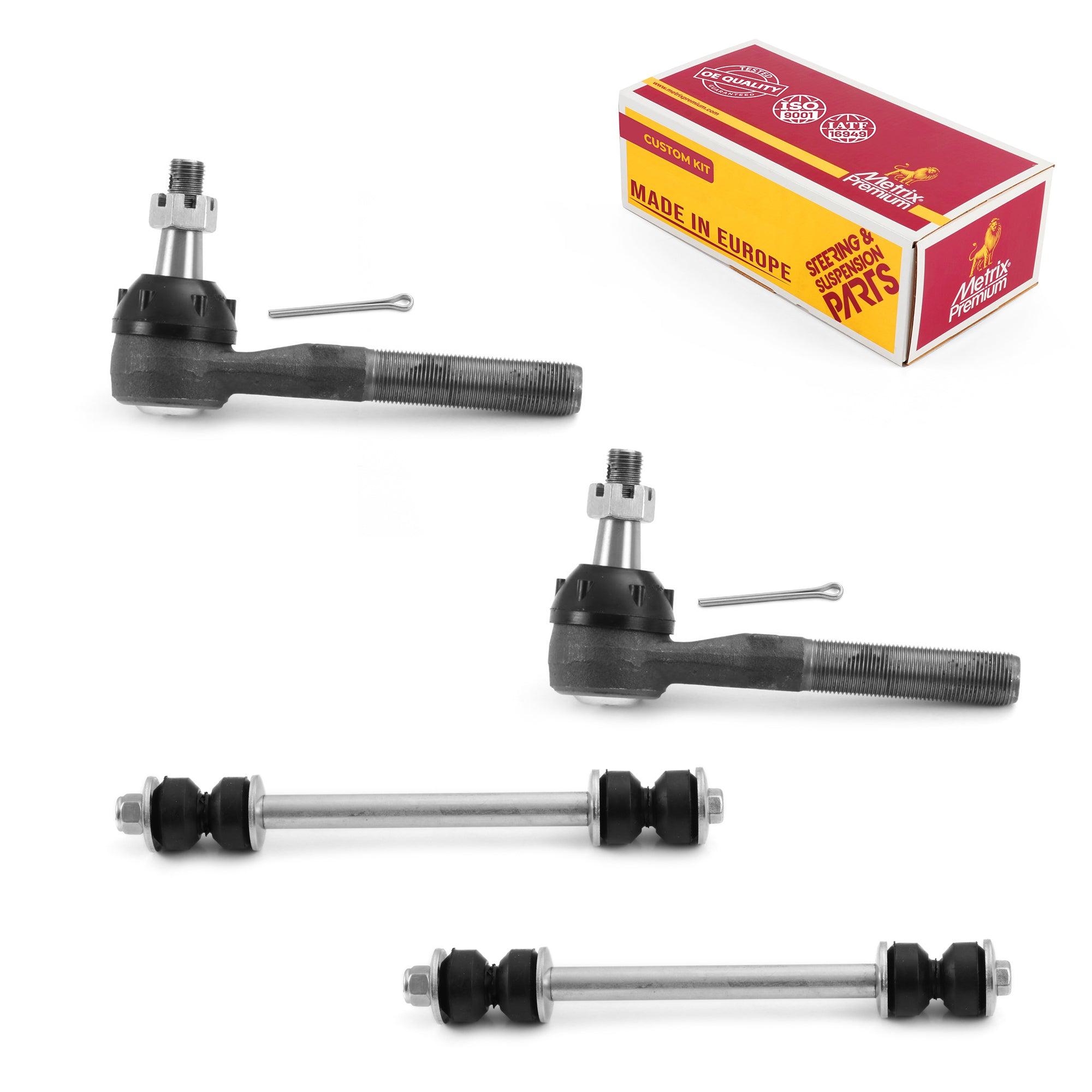 Metrix Premium 4 PC Stabilizer Bar Link and Outer Tie Rod End Kit 97292MT