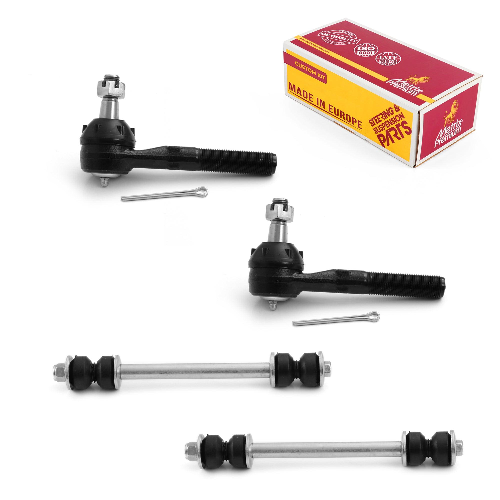 Metrix Premium 4 PC Stabilizer Bar Link and Outer Tie Rod End Kit 97293MT