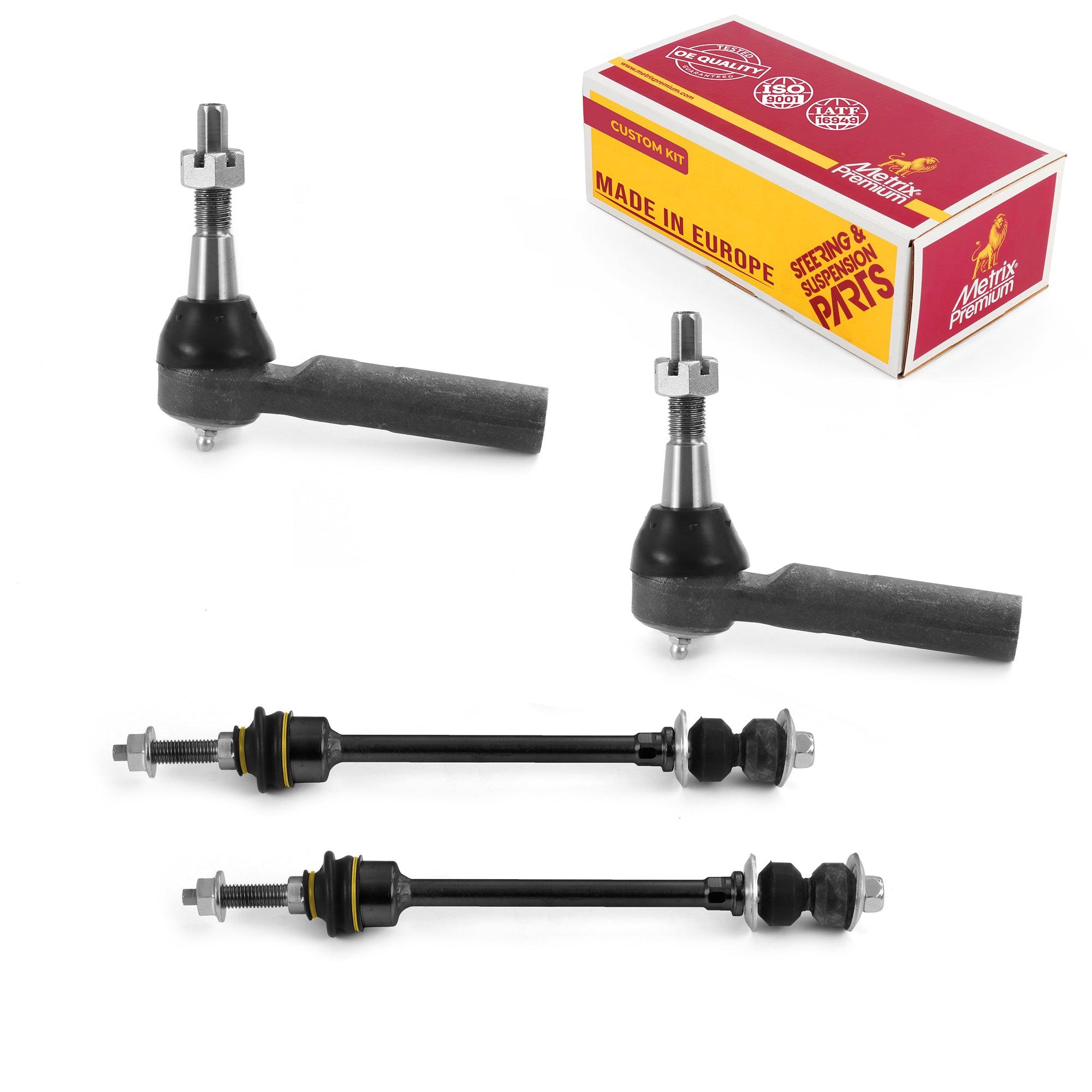Metrix Premium 4 PC Stabilizer Bar Link and Outer Tie Rod End Kit 97295MT