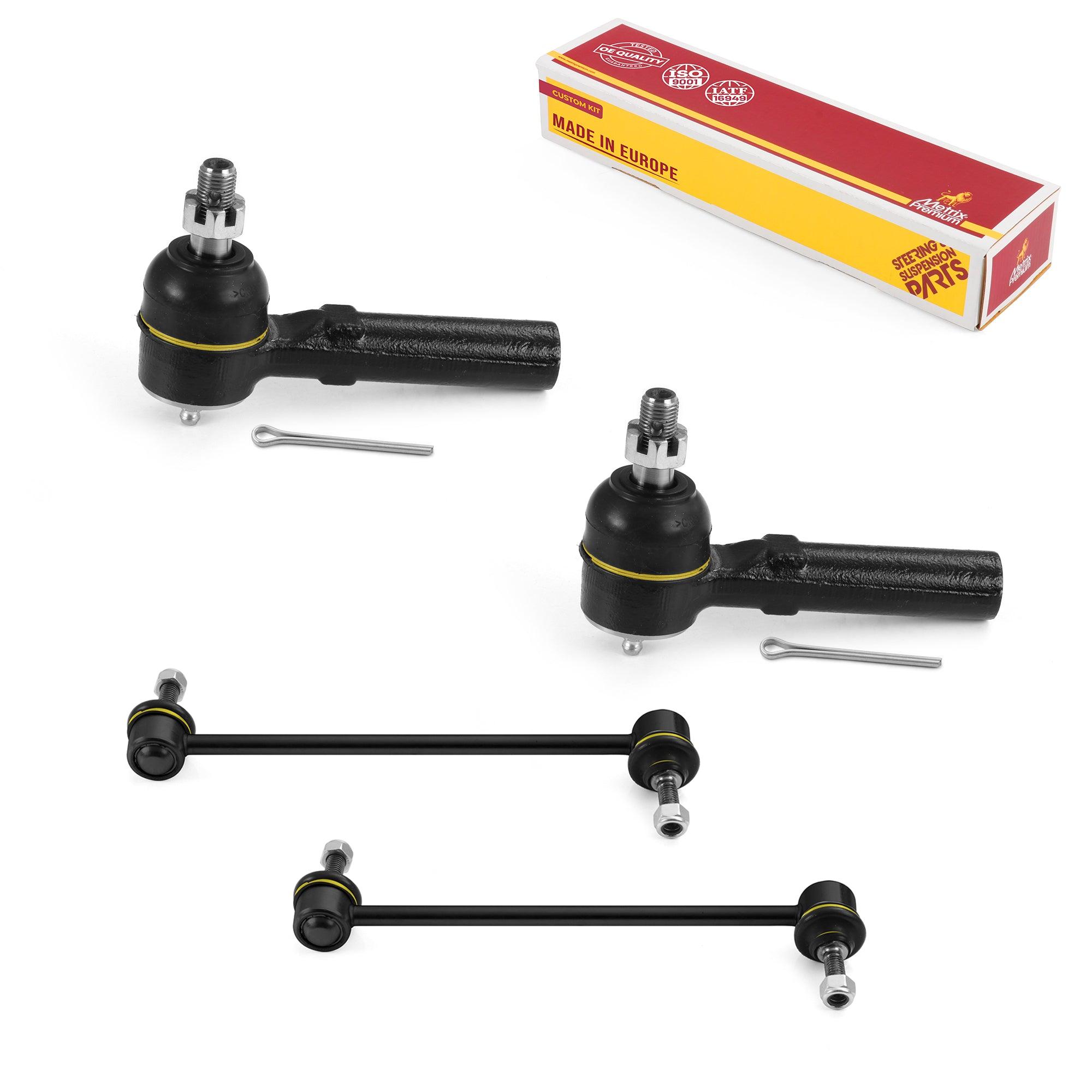 Metrix Premium 4 PC Stabilizer Bar Link and Outer Tie Rod End Kit 97308MT