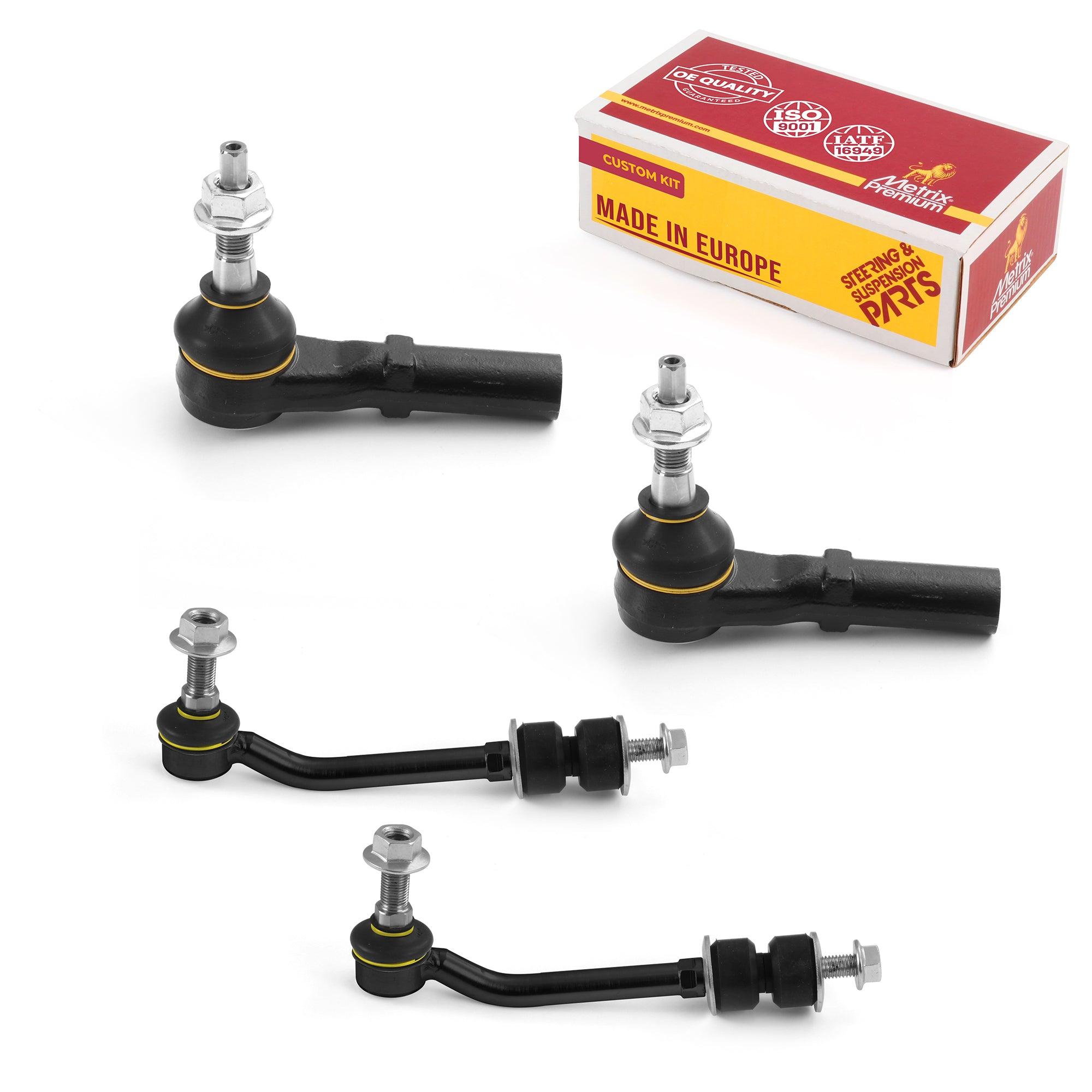 Metrix Premium 4 PC Stabilizer Bar Link and Outer Tie Rod End Kit 97310MT