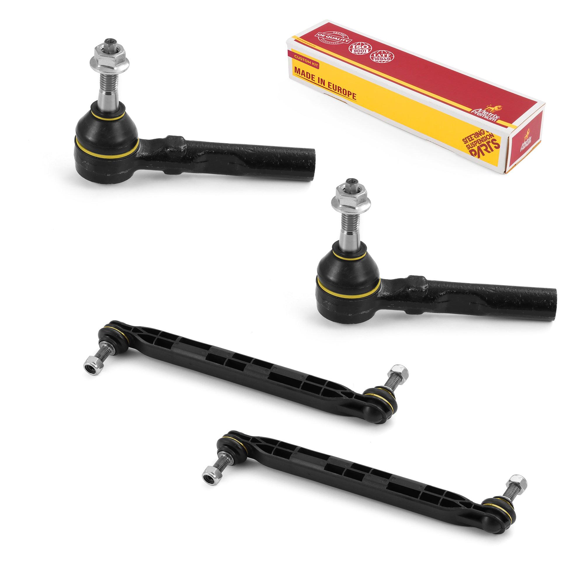 Metrix Premium 4 PC Stabilizer Bar Link and Outer Tie Rod End Kit 97316MT
