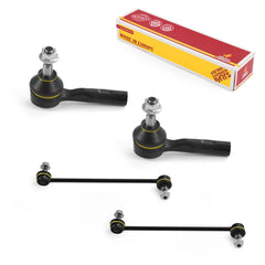 4 PC Front Stabilizer Bar Link and Outer Tie Rod End Kit 97322MT
