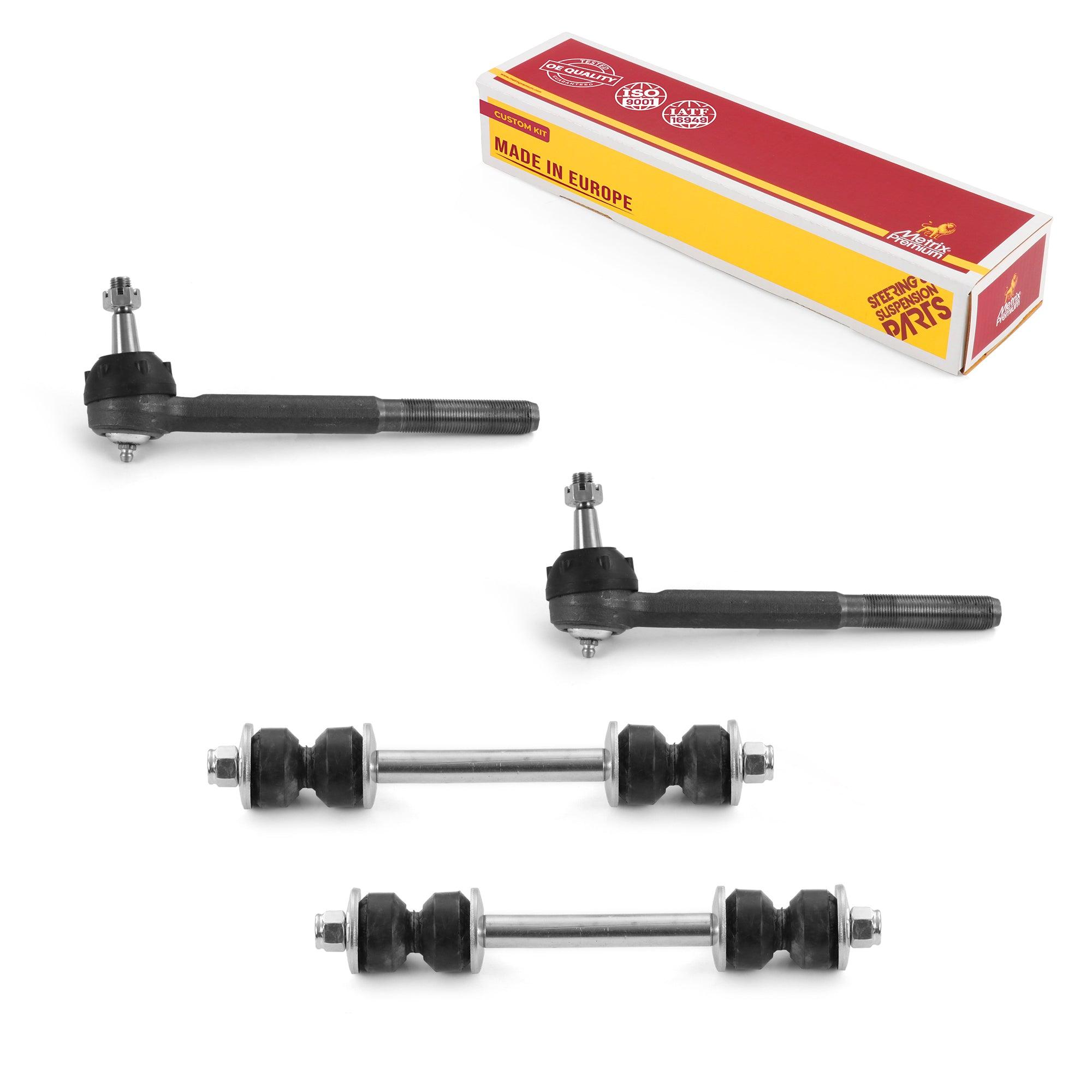 Metrix Premium 4 PC Stabilizer Bar Link and Outer Tie Rod End Kit 97325MT