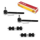 Metrix Premium 4 PC Stabilizer Bar Link and Outer Tie Rod End Kit 97326MT