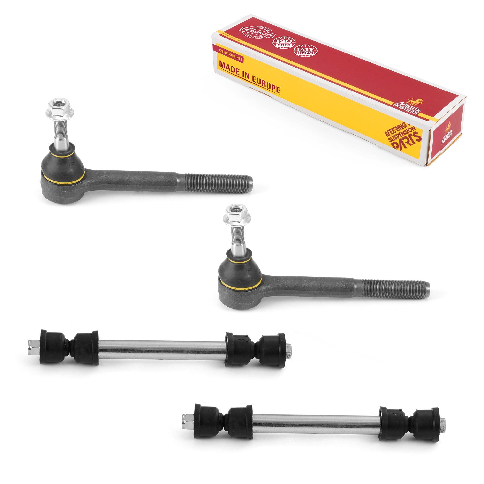 Metrix Premium 4 PC Stabilizer Bar Link and Outer Tie Rod End Kit 97328MT