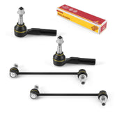 Metrix Premium 4 PC Stabilizer Bar Link and Outer Tie Rod End Kit 97330MT