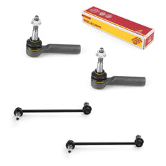 Metrix Premium 4 PC Stabilizer Bar Link and Outer Tie Rod End Kit 97340MT